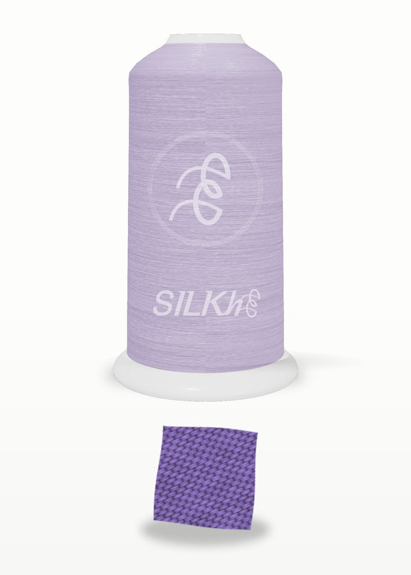 SILKhee 5259 Grape Mist polyester embroidery thread 40wt cone