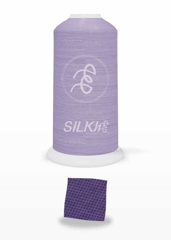 SILKhee 5262 Plum Dusk polyester embroidery thread 40wt cone
