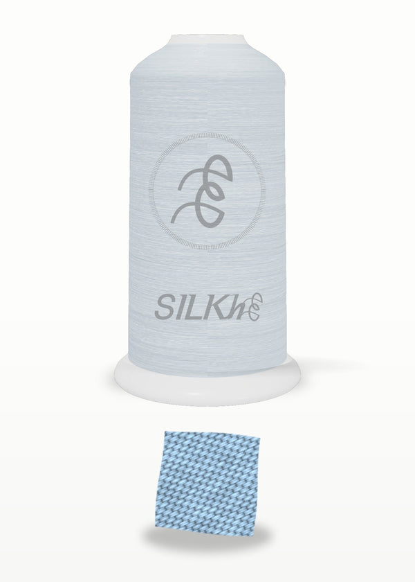 SILKhee 5270 Cerulean Frost polyester embroidery thread 40wt cone