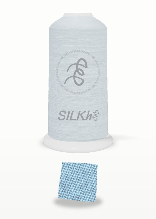 SILKhee 5272 Placid Blue polyester embroidery thread 40wt cone