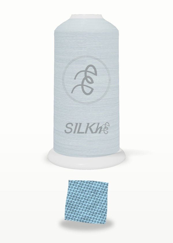 SILKhee 5273 Cerulean polyester embroidery thread 40wt cone