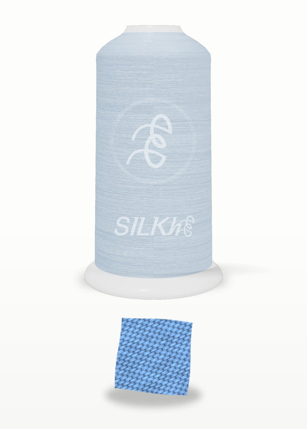 SILKhee 5275 Blue Bell polyester embroidery thread 40wt cone