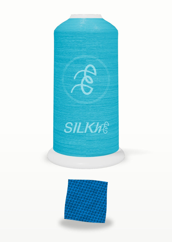 SILKhee 5283 Classic Blue polyester embroidery thread 40wt cone