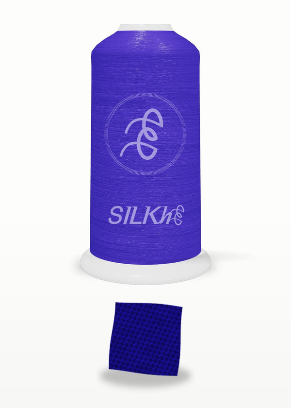 SILKhee 5288 Deep Ultramarine polyester embroidery thread 40wt cone