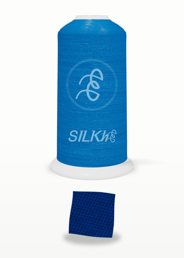 SILKhee 5289 Dress Blues polyester embroidery thread 40wt cone