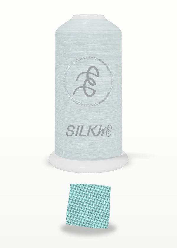 SILKhee 5298 Capri Mist polyester embroidery thread 40wt cone