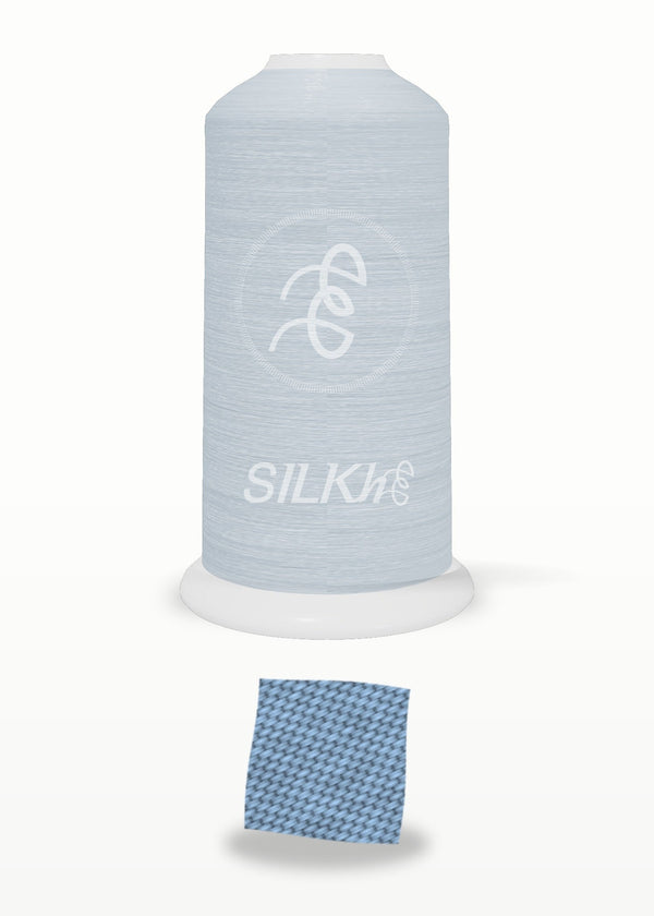 SILKhee 5306 Horizon Blue polyester embroidery thread 40wt cone