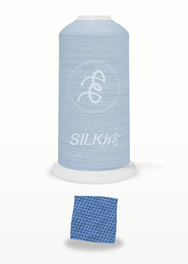 SILKhee 5307 Cornflower polyester embroidery thread 40wt cone
