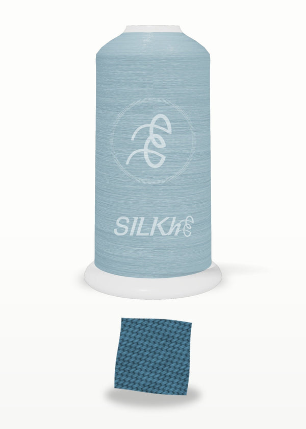 SILKhee 5316 Steel Teal polyester embroidery thread 40wt cone