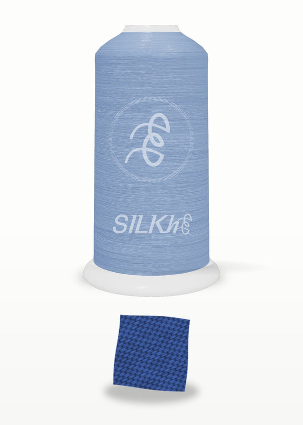 SILKhee 5321 Cobalt Blue polyester embroidery thread 40wt cone
