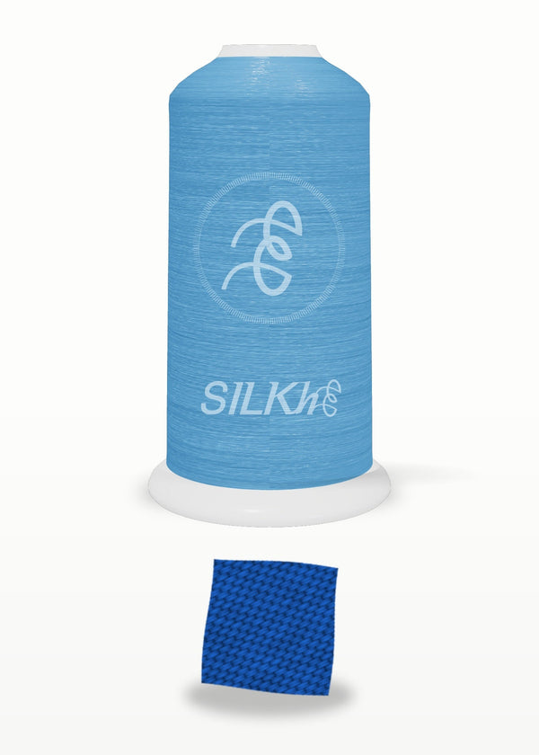 SILKhee 5329 Lapis Blue polyester embroidery thread 40wt cone