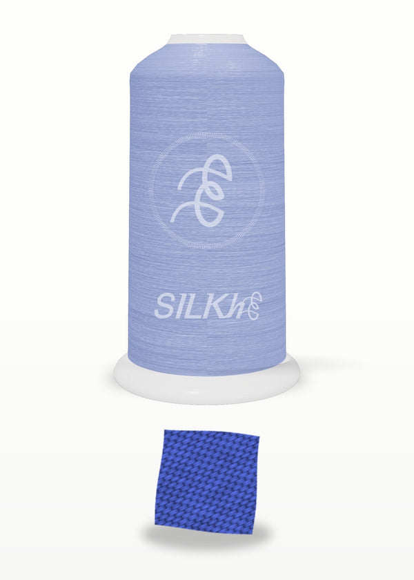 SILKhee 5333 Blue Bonnet polyester embroidery thread 40wt cone