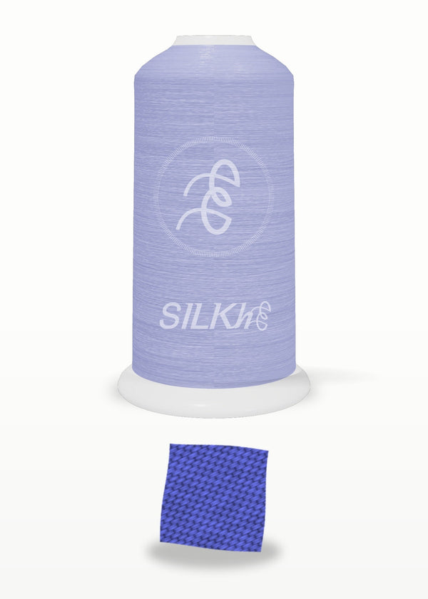 SILKhee 5334 Violet Blue polyester embroidery thread 40wt cone