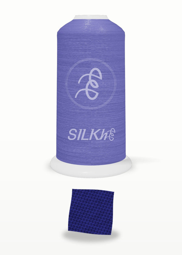 SILKhee 5335 Cobalt Night polyester embroidery thread 40wt cone