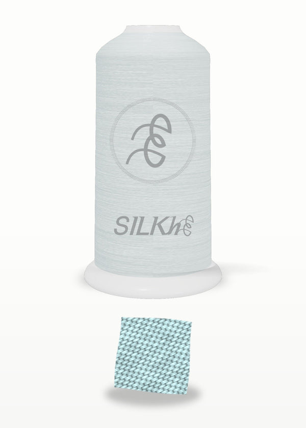 SILKhee 5336 Ice Blue polyester embroidery thread 40wt cone