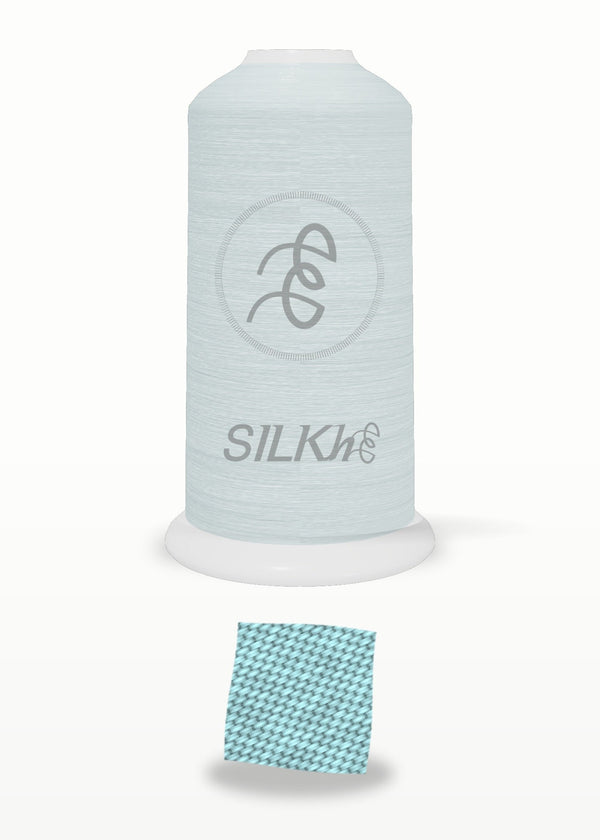 SILKhee 5338 Pale Aqua polyester embroidery thread 40wt cone