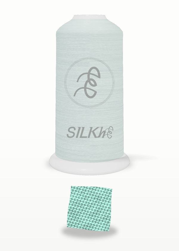 SILKhee 5340 Mint Ice polyester embroidery thread 40wt cone