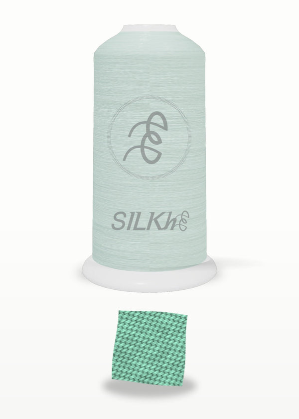 SILKhee 5342 Sea Glass polyester embroidery thread 40wt cone
