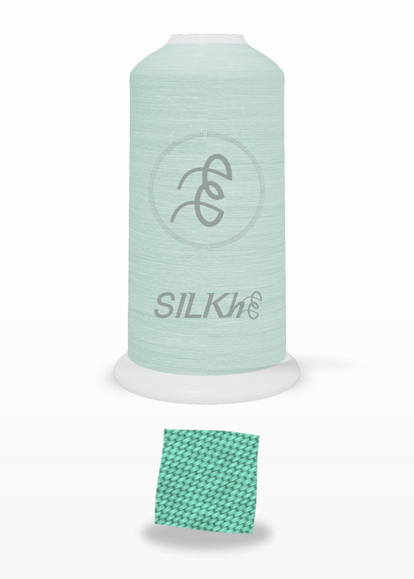 SILKhee 5346 Lagoon Mist polyester embroidery thread 40wt cone
