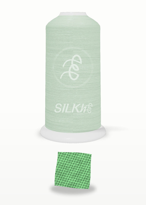 SILKhee 5352 Fresh Mint polyester embroidery thread 40wt cone