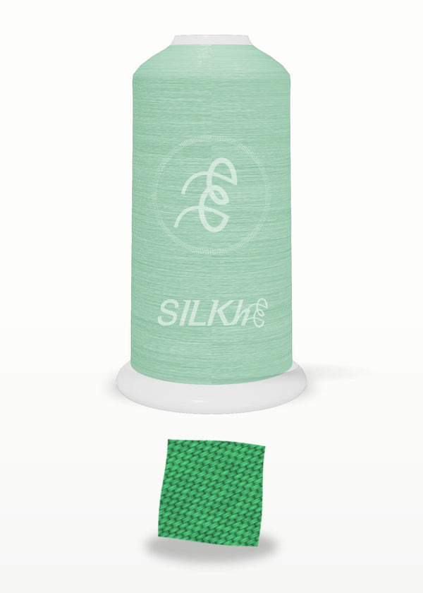 SILKhee 5354 Jade polyester embroidery thread 40wt cone