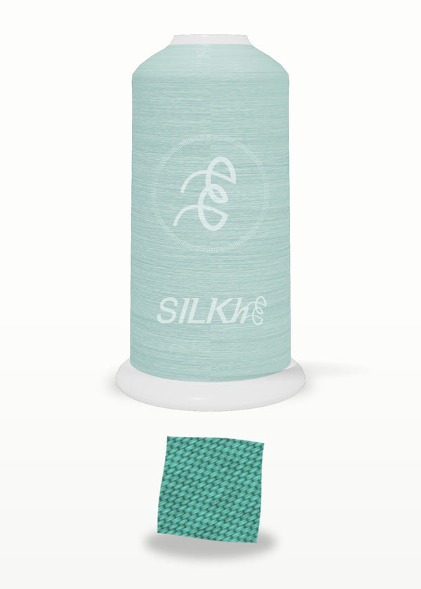 SILKhee 5370 Jade Teal polyester embroidery thread 40wt cone