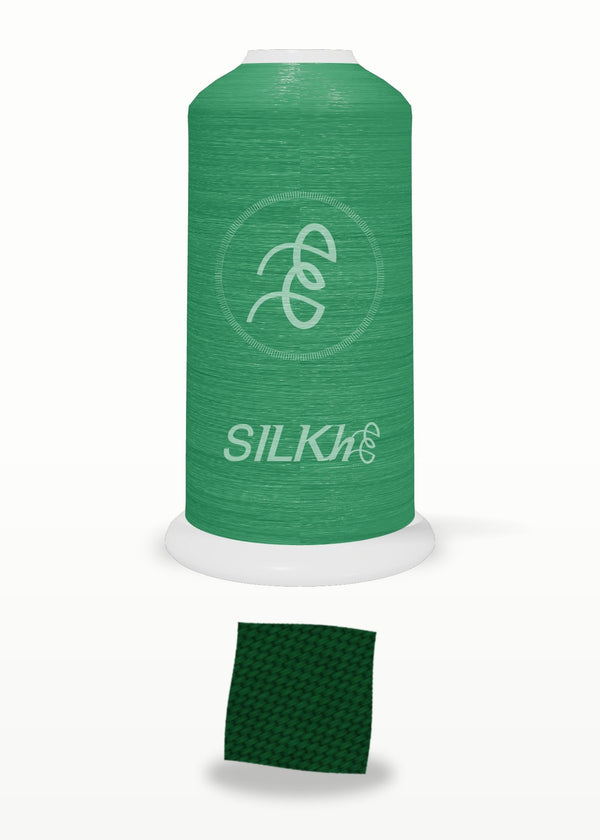 SILKhee 5377 Deep Forest polyester embroidery thread 40wt cone