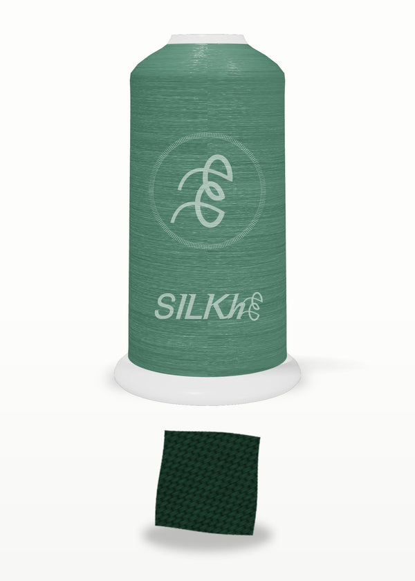 SILKhee 5378 Dark Cypress polyester embroidery thread 40wt cone