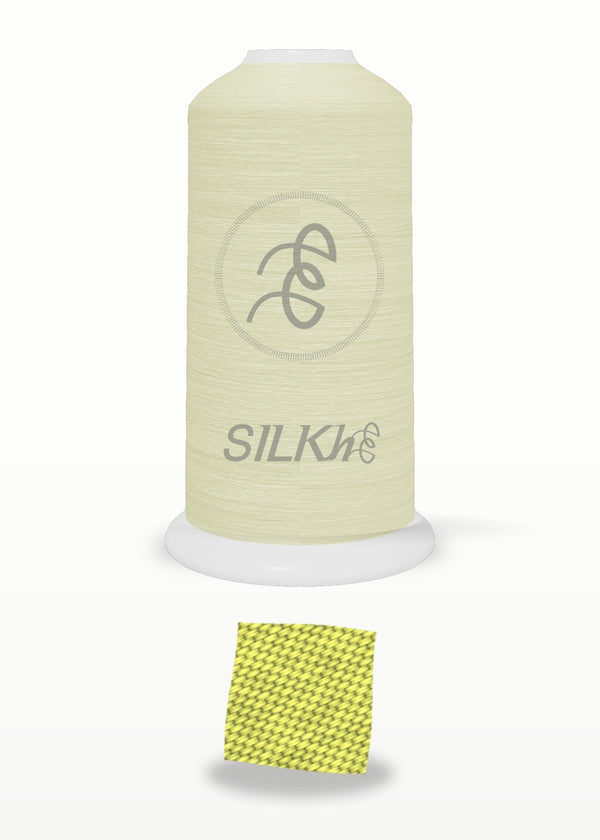SILKhee 5381 Lemon Verbena polyester embroidery thread 40wt cone
