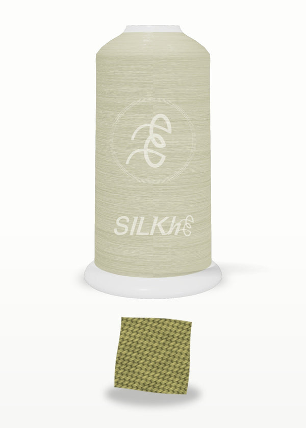 SILKhee 5385 Faded Olive polyester embroidery thread 40wt cone