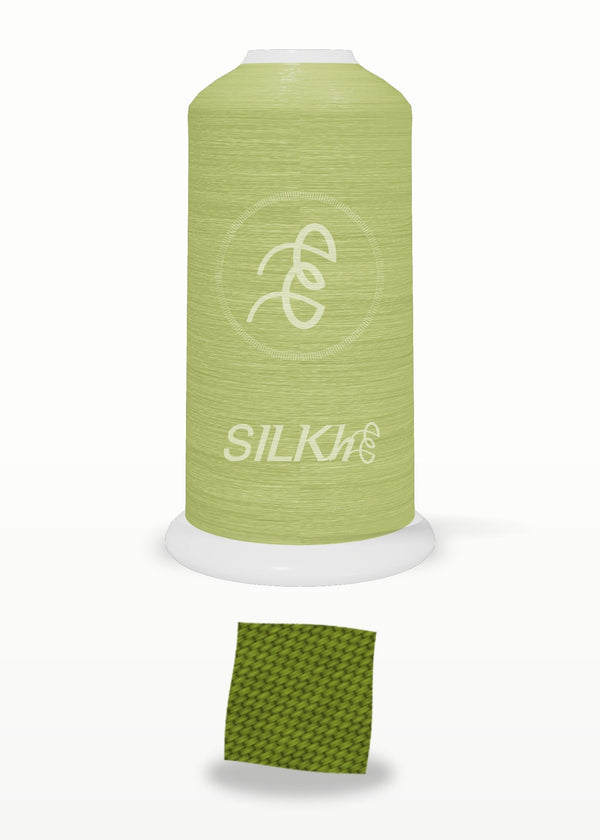 SILKhee 5394 Avocado polyester embroidery thread 40wt cone