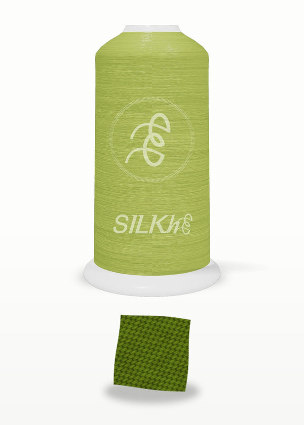 SILKhee 5395 Olive Oil polyester embroidery thread 40wt cone