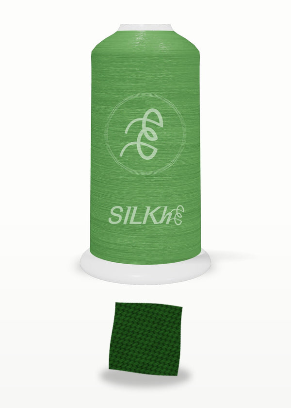 SILKhee 5398 Basil polyester embroidery thread 40wt cone