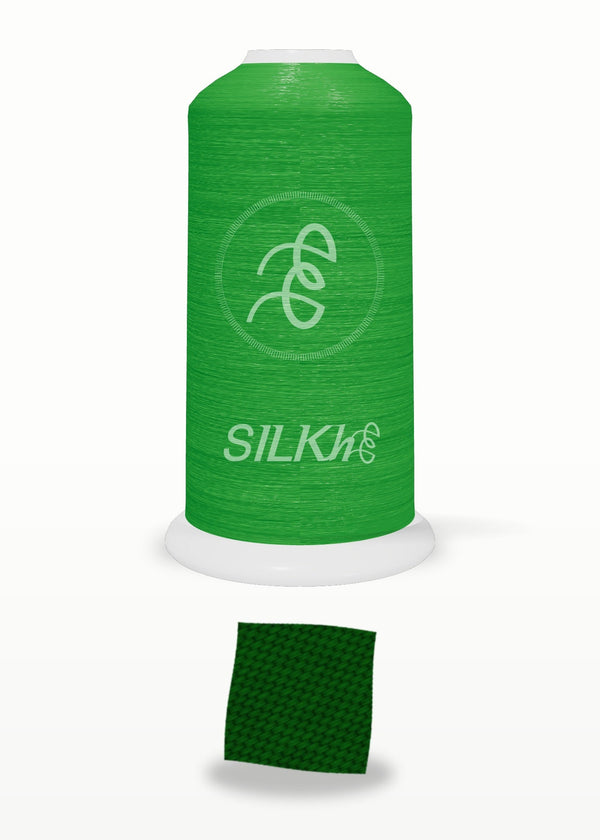 SILKhee 5399 Deep Basil polyester embroidery thread 40wt cone