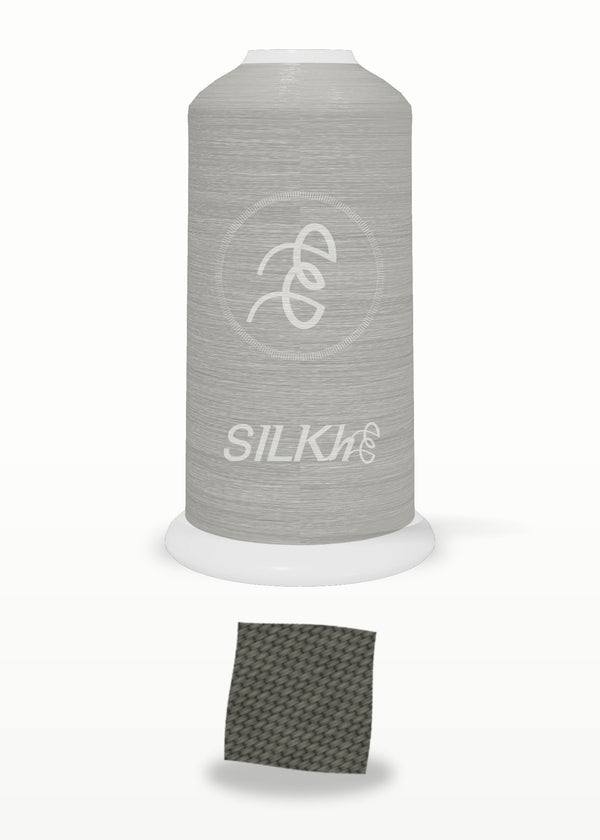 SILKhee 5414 Gunmetal Sage polyester embroidery thread 40wt cone