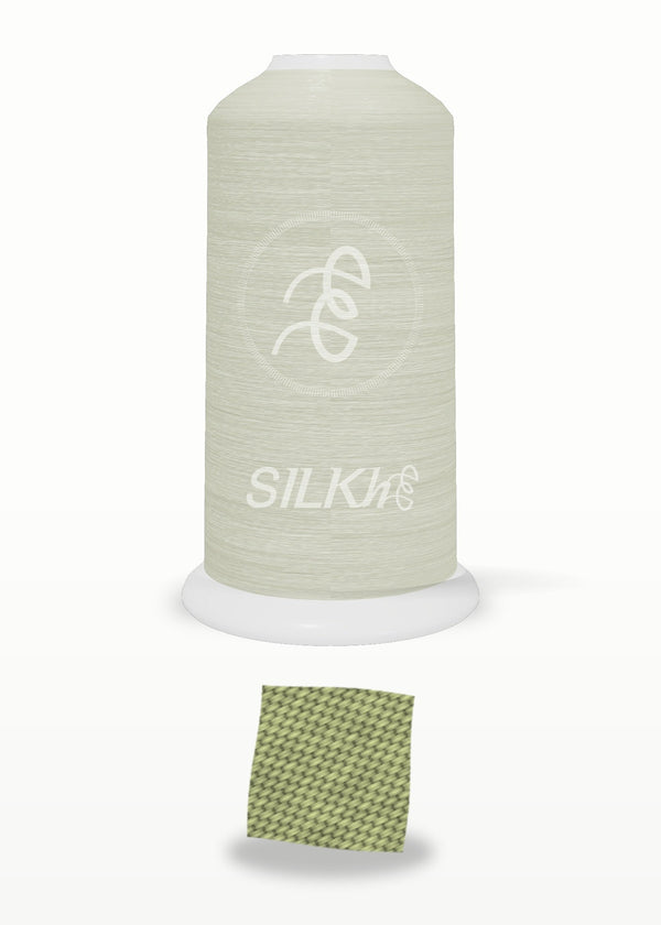 SILKhee 5422 Pale Sage polyester embroidery thread 40wt cone