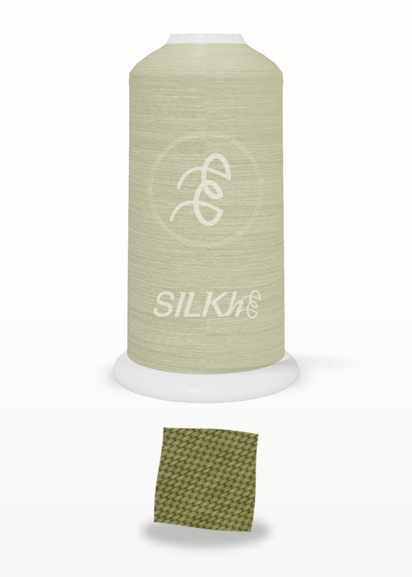 SILKhee 5429 Olive Stone polyester embroidery thread 40wt cone
