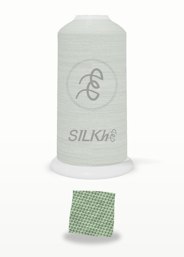 SILKhee 5441 Pale Jade polyester embroidery thread 40wt cone
