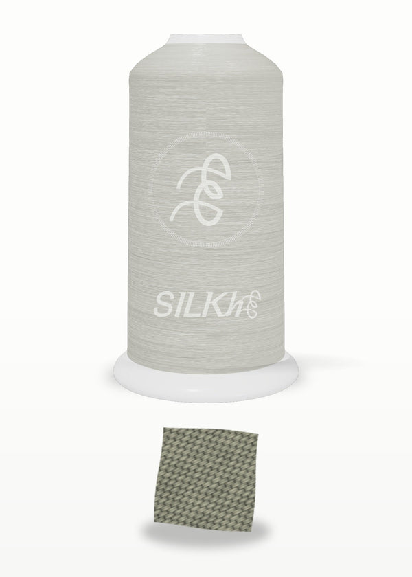 SILKhee 5442 Warm Grey polyester embroidery thread 40wt cone