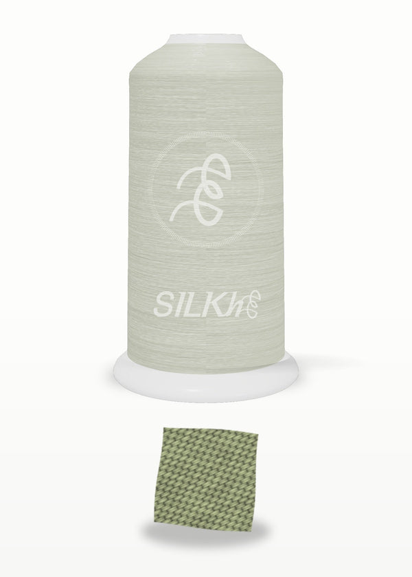 SILKhee 5444 Sage Green polyester embroidery thread 40wt cone