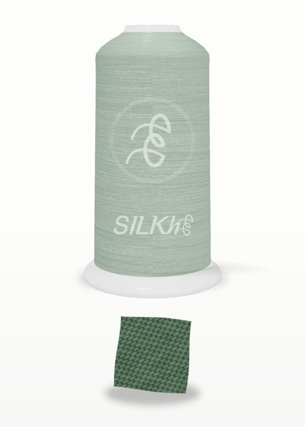 SILKhee 5448 Forest Moss polyester embroidery thread 40wt cone