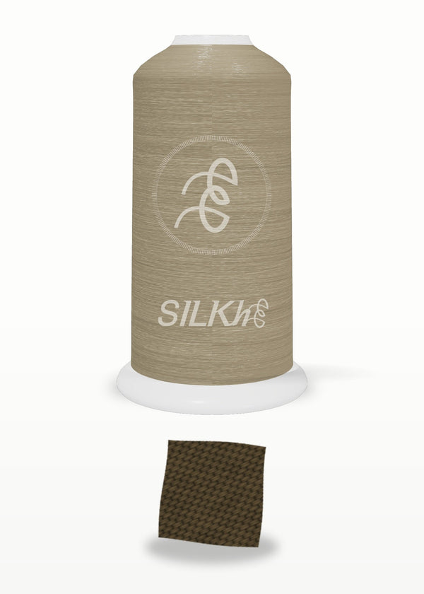 SILKhee 5474 Root Beer polyester embroidery thread 40wt cone