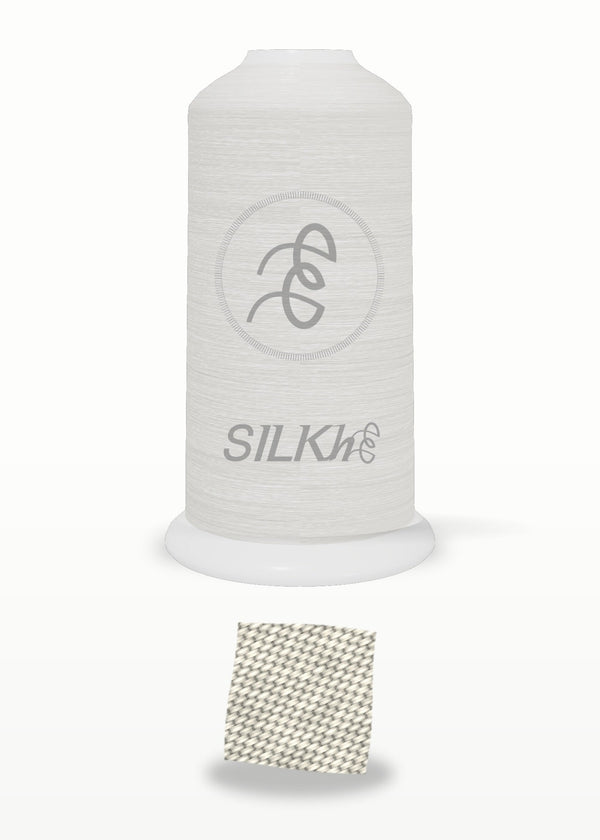SILKhee 5477 Cream polyester embroidery thread 40wt cone