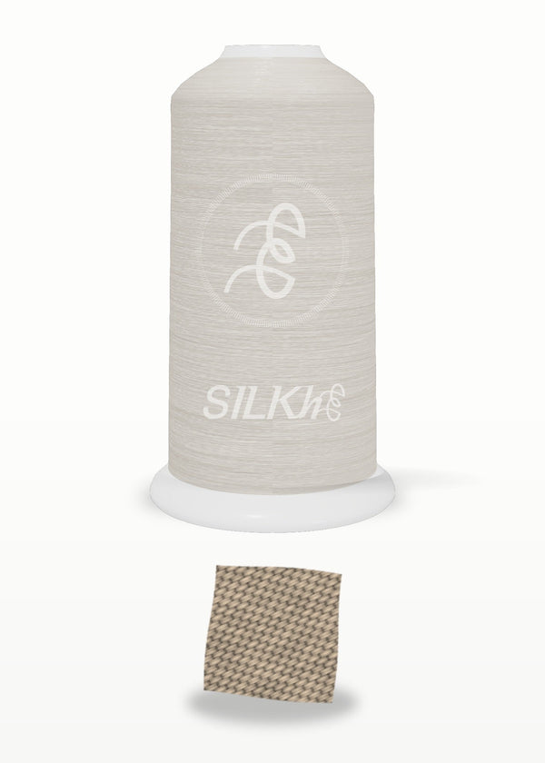SILKhee 5480 Warm Oat polyester embroidery thread 40wt cone
