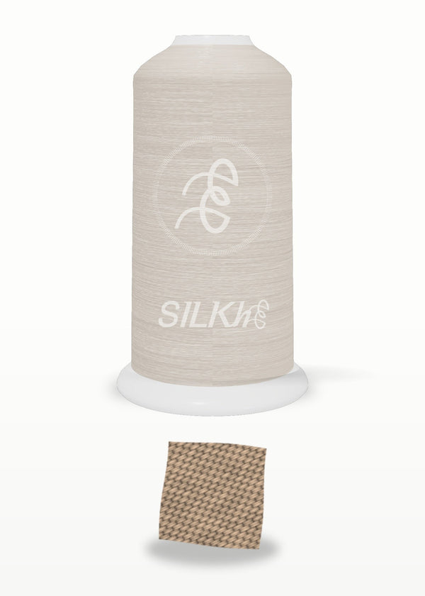 SILKhee 5481 Praline polyester embroidery thread 40wt cone