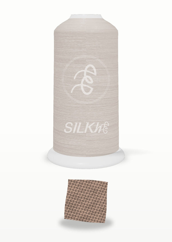 SILKhee 5482 Dusty Rose Tan polyester embroidery thread 40wt cone