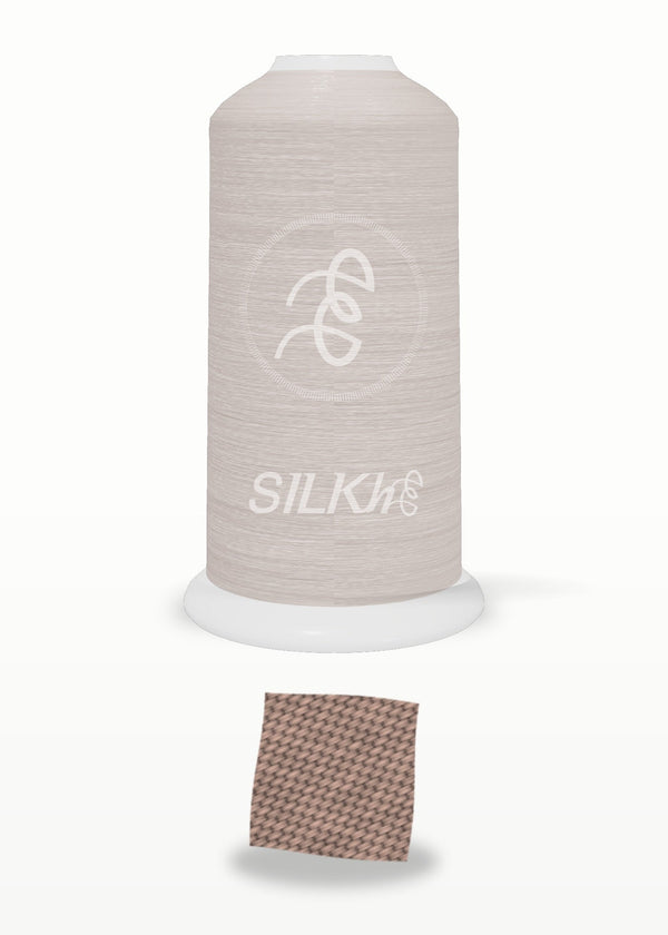 SILKhee 5483 Blush Tan polyester embroidery thread 40wt cone