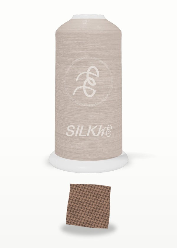 SILKhee 5484 Warm Umber polyester embroidery thread 40wt cone