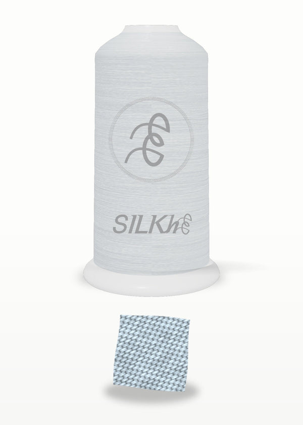 SILKhee 5495 Whisper Blue polyester embroidery thread 40wt cone