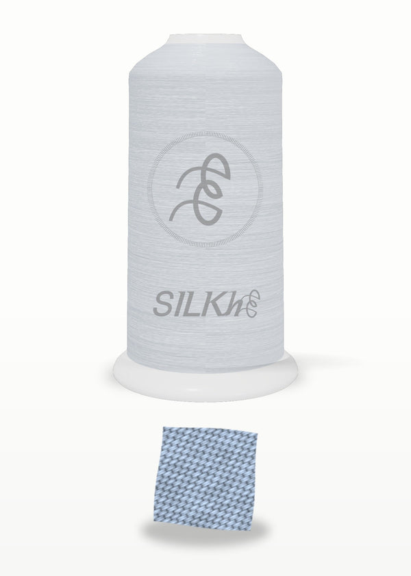 SILKhee 5496 Powder Periwinkle polyester embroidery thread 40wt cone